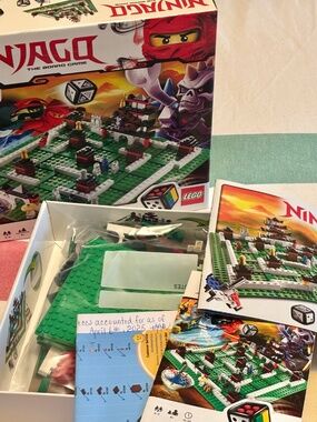 Pre-loved LEGO NINJAGO -The Board Game 3856 MINT used condition! See pics.